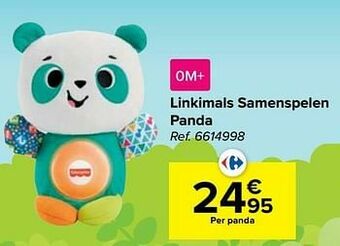 Linkimals samenspelen panda