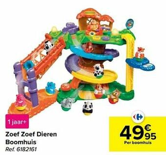 Carrefour Zoef zoef dieren boomhuis aanbieding
