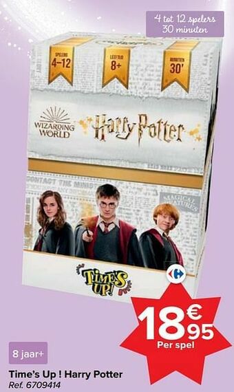 Time’s up ! harry potter