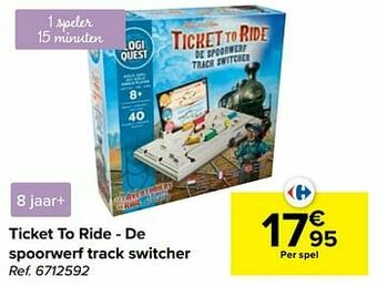 Ticket to ride - de spoorwerf track switcher