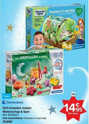 Zelf kristallen maken wetenschap + spel