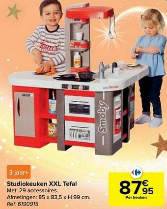 Carrefour Studiokeuken xxl tefal aanbieding