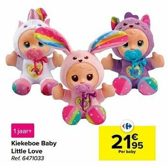 Carrefour Kiekeboe baby little love aanbieding