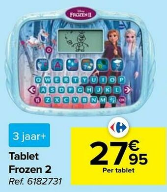 Carrefour Tablet frozen 2 aanbieding
