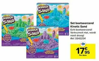 Set boetseerzand kinetic sand