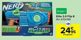 Carrefour Elite 2.0 flip 8 aanbieding