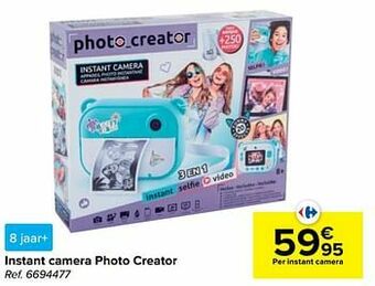 Carrefour Instant camera photo creator aanbieding