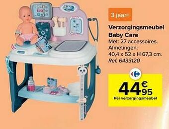 Carrefour Verzorgingsmeubel baby care aanbieding