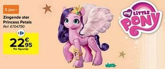 Carrefour Zingende ster princess petals aanbieding