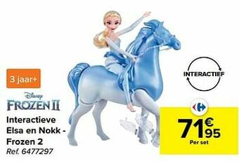 Interactieve elsa en nokk - frozen 2