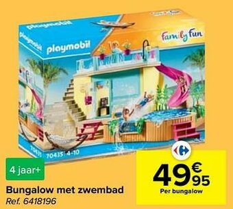 Carrefour Bungalow met zwembad aanbieding