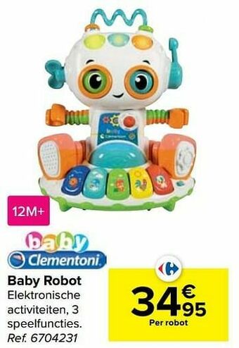 Carrefour Baby robot aanbieding