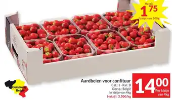 Intermarché Aardbeien voor confituur 4kg aanbieding