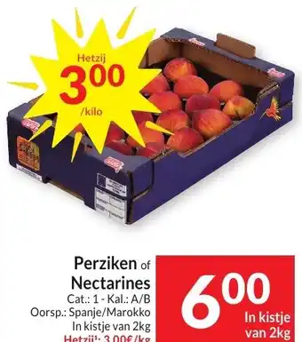 Intermarché Perziken of Nectarines 2kg aanbieding