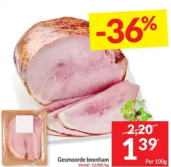 Intermarché Gesmoorde beenham 100g aanbieding