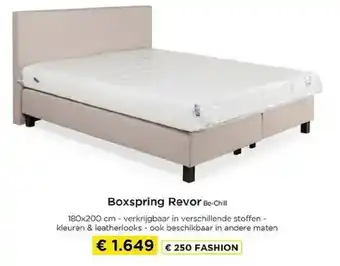 Molecule Boxspring Revor Be-Chill aanbieding