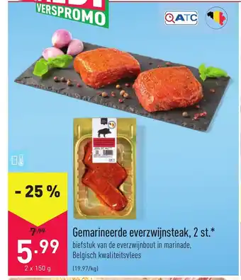 Gemarineerde Everzwijnsteak, 2 st. 2 x 150g