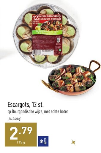 ALDI Escargots, 12 st. 115g aanbieding