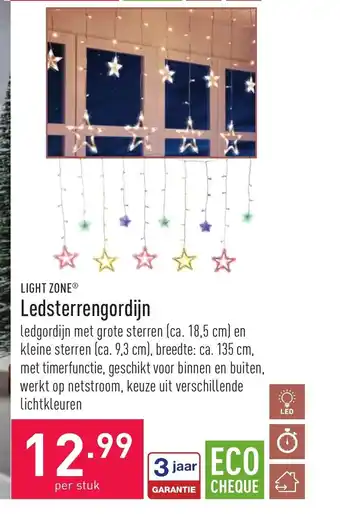 ALDI Light Zone Ledsterrengordijn per stuk aanbieding