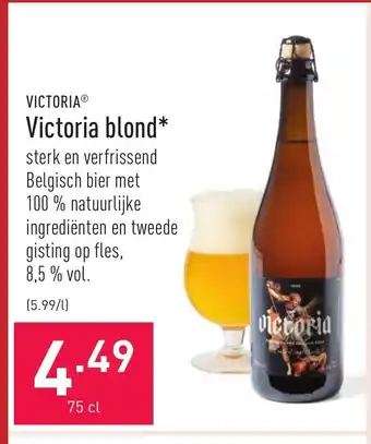 ALDI Victoria Blond 75cl aanbieding