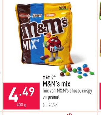 ALDI M&M's Mix 400g aanbieding