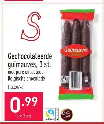 Gechocolateerde Guimauves, 3 st. 3 x 25g