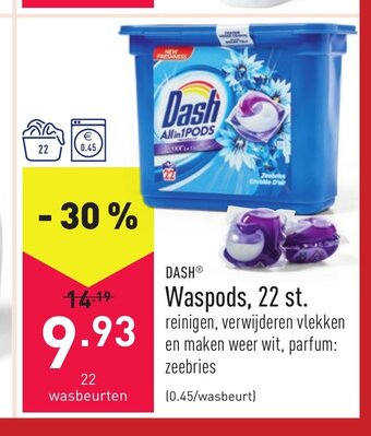 ALDI Dash Waspods, 22 st. aanbieding