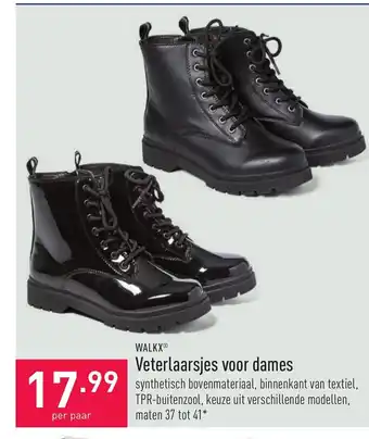 ALDI Walkx Veterlaarsjes Voor Dames aanbieding