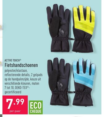 ALDI Active Touch Fietshandschoenen per paar aanbieding