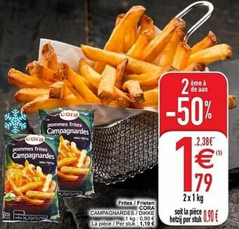 Cora Frites - frieten cora campagnardes - dikke aanbieding