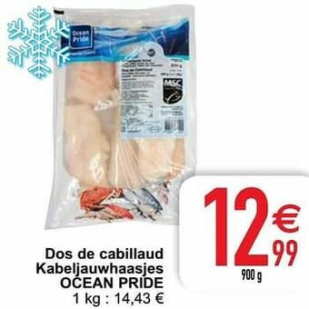 Cora Dos de cabillaud kabeljauwhaasjes ocean pride aanbieding