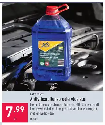 ALDI Car Xtras Antivriesruitensproeiervloeistof 5L aanbieding