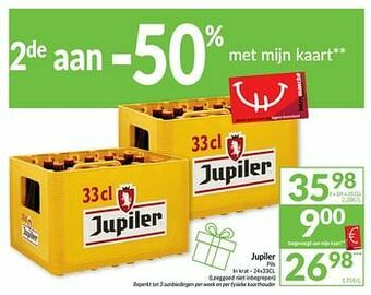 Intermarché Jupiler pils aanbieding