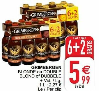 Cora Grimbergen blonde ou double blond of dubbele aanbieding