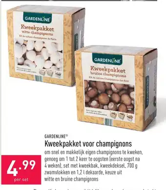 ALDI Gardenline Kweekpakket Voor Champignons per set aanbieding