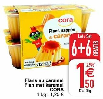 Cora Flans au caramel flan met karamel cora aanbieding