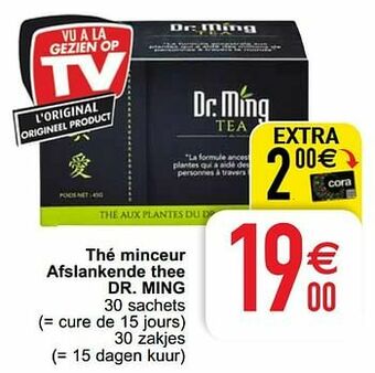 Cora Thé minceur afslankende thee dr. ming aanbieding