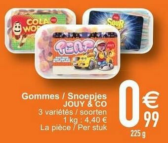 Gommes - snoepjes jouy + co