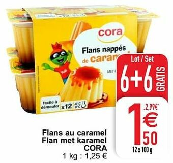 Cora Flans au caramel flan met karamel cora aanbieding