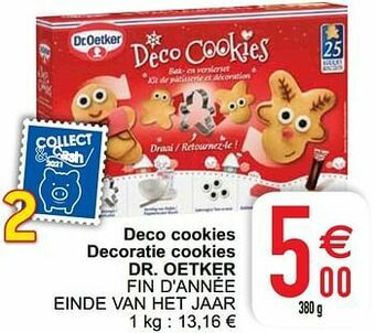 Cora Deco cookies decoratie cookies dr. oetker fin d`année einde van het jaar aanbieding