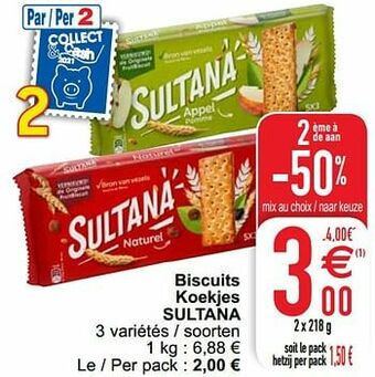 Cora Biscuits koekjes sultana aanbieding