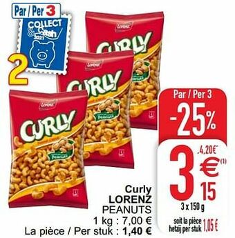 Cora Curly lorenz peanuts aanbieding