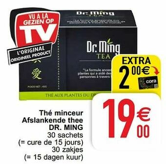 Cora Thé minceur afslankende thee dr. ming aanbieding