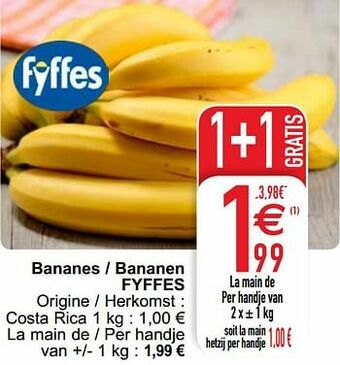 Cora Bananes - bananen fyffes aanbieding