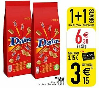 Cora Mini bag daim aanbieding