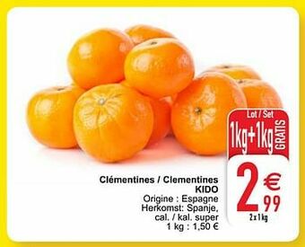 Cora Clémentines - clementines kido aanbieding