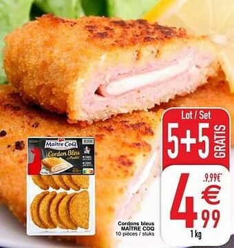 Cora Cordons bleus maître coq aanbieding