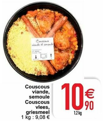 Cora Couscous viande, semoule couscous vlees, griesmeel aanbieding