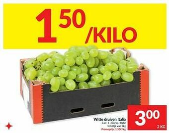Intermarché Witte druiven italia aanbieding