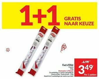 Intermarché Fuet d’olot espuña aanbieding